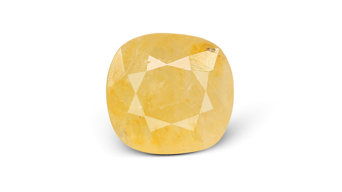 Natural Yellow Sapphire (Pukhraj) 6.62 Carats