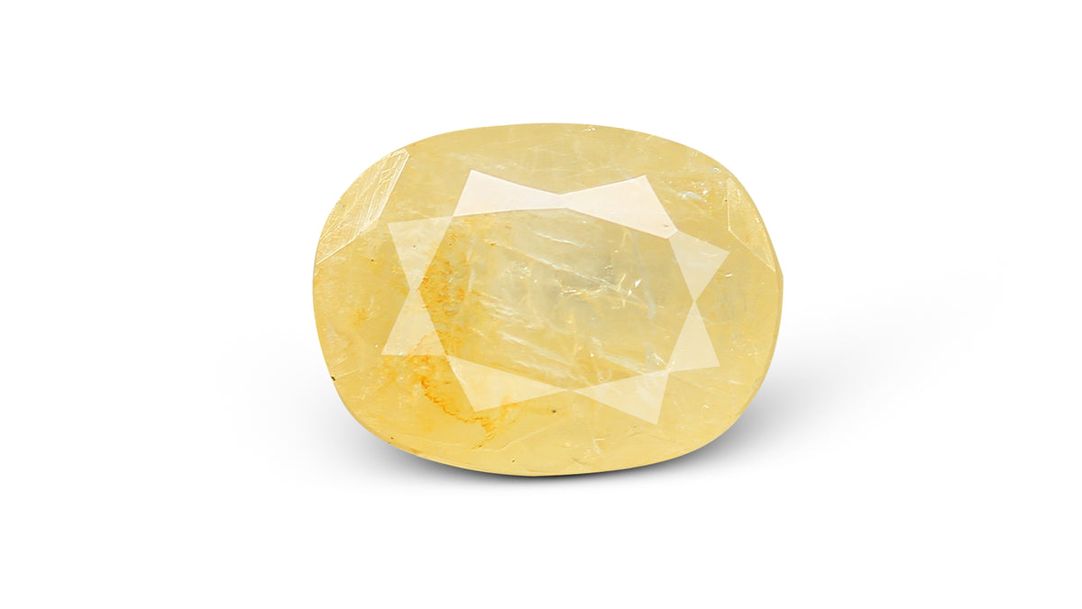 Natural Yellow Sapphire (Pukhraj) 4.40 Carats
