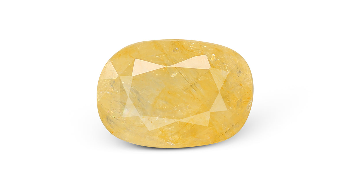 Natural Yellow Sapphire (Pukhraj) 6.78 Carats