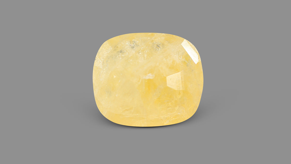 Natural Yellow Sapphire (Pukhraj) 10.04 Carats