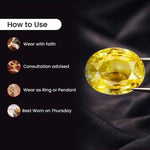 
                    
                      Natural Yellow Sapphire - 7.54 Carats
                    
                  