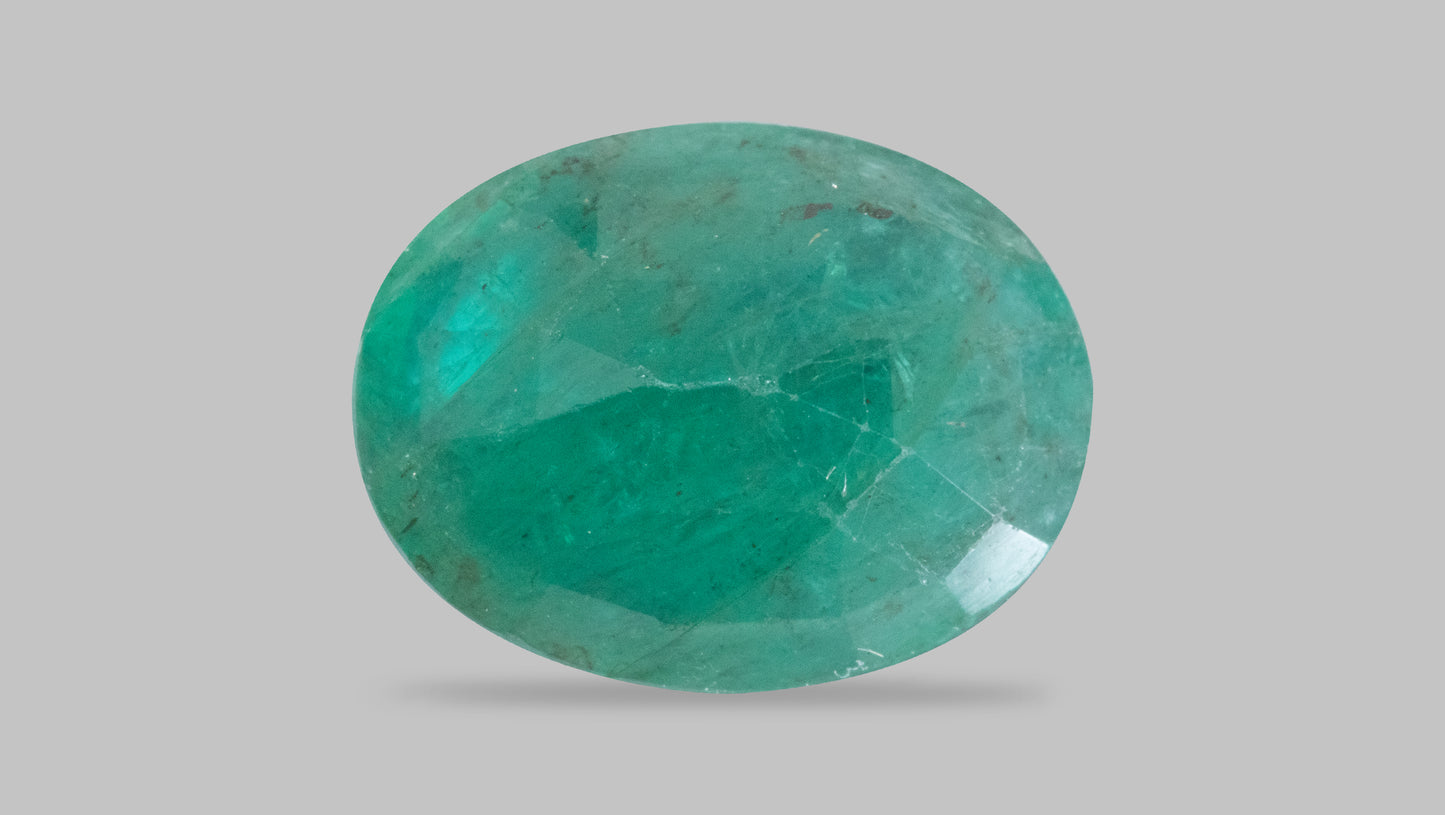 Natural Zambian Emerald (Panna) 4.07 Carats - Media 2