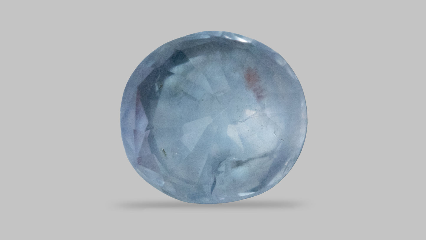 Natural Blue Sapphire (Neelam) 4.49 Carats - Media 2