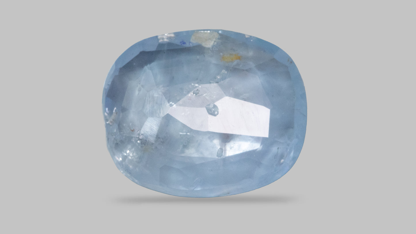 Natural Blue Sapphire (Neelam) 5.61 Carats - Media 2