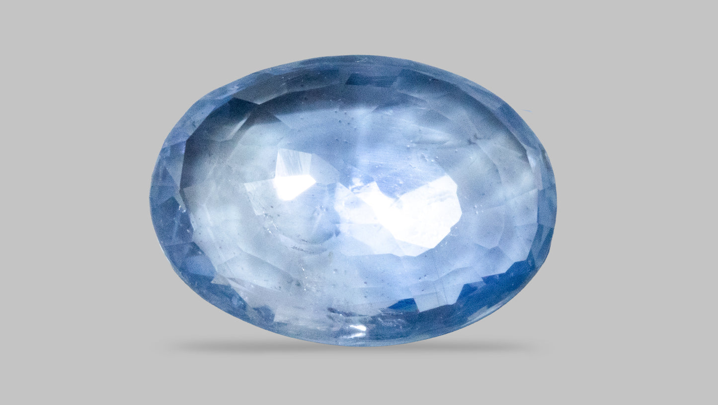 Natural Blue Sapphire (Neelam) 5.94 Carats - Media 2
