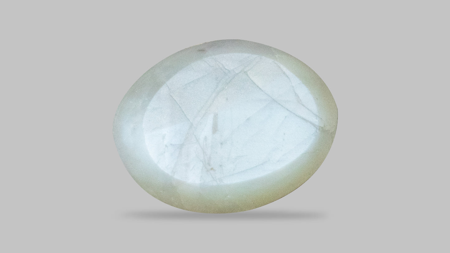 NATURAL CAT'S EYE (Lehsuniya) 4.03 Carats - Media 2