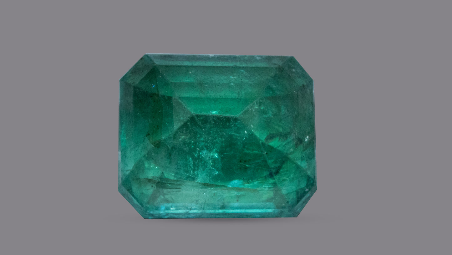 Natural Zambian Emerald (Panna) 3.97 Carats - Media 2