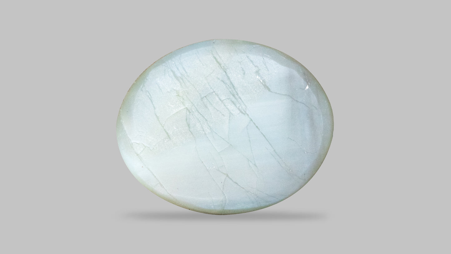 NATURAL CAT'S EYE (Lehsuniya) 6.50 CARATS - Media 2