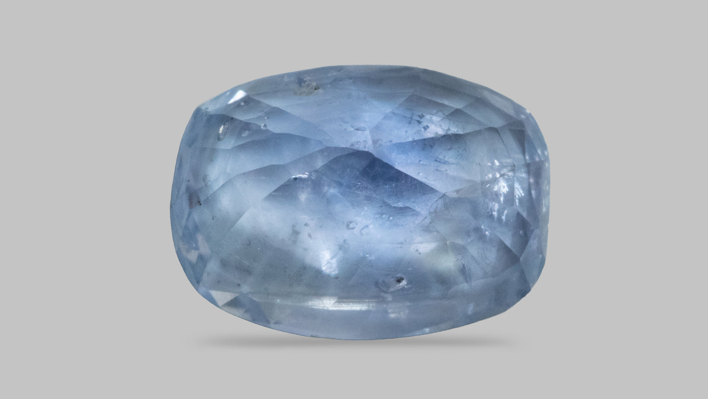Natural Blue Sapphire (Neelam) 4.70 Carats - Media 2