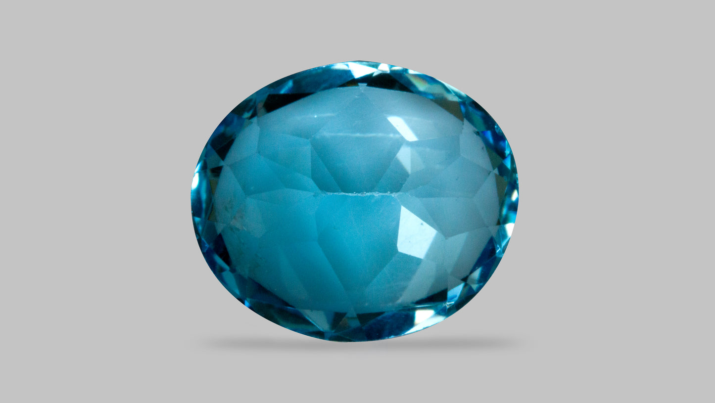 NATURAL BLUE TOPAZ 8.78 CARATS - Media 2