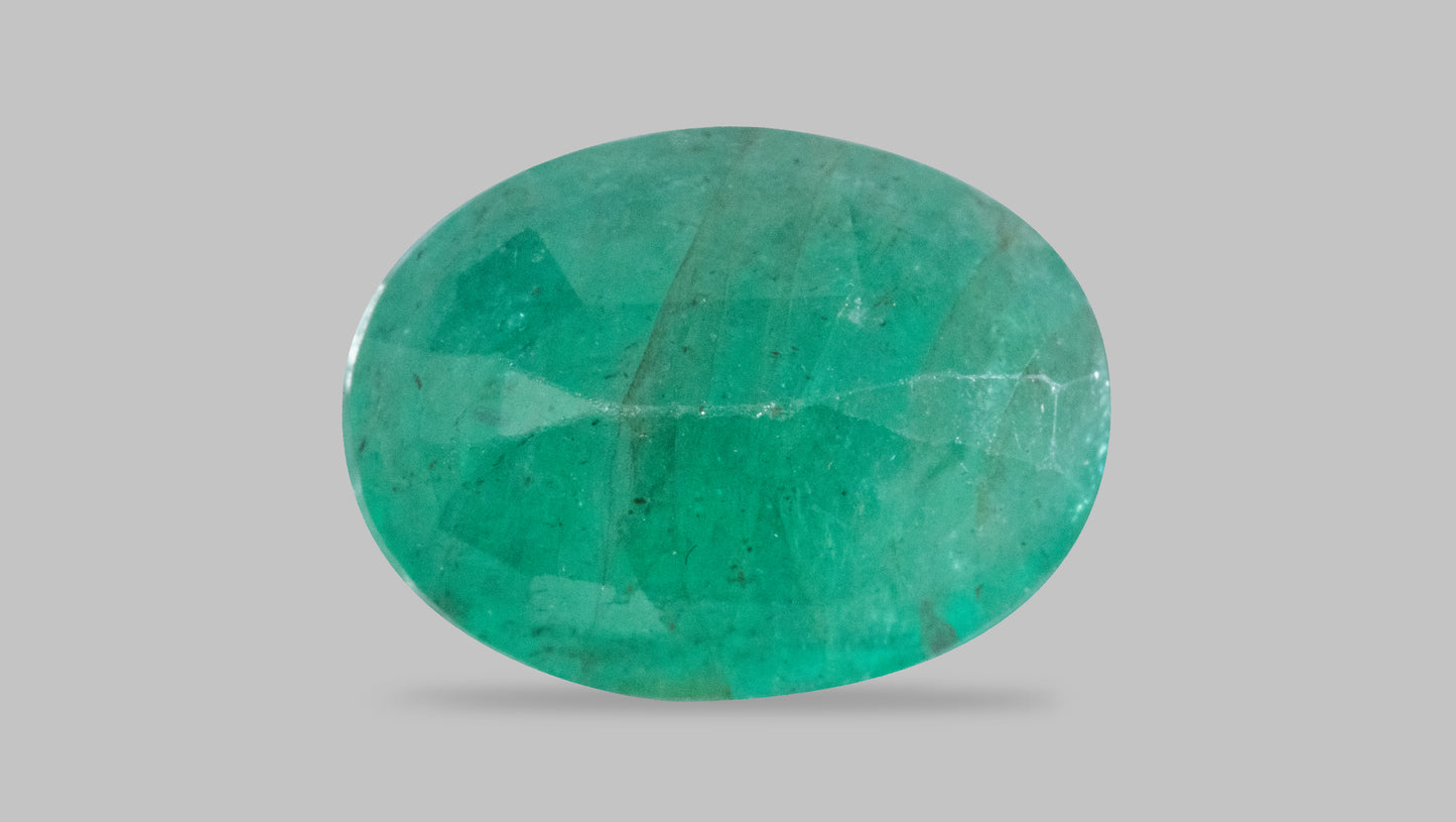 Natural Zambian Emerald (Panna) 4.12 Carats - Media 2