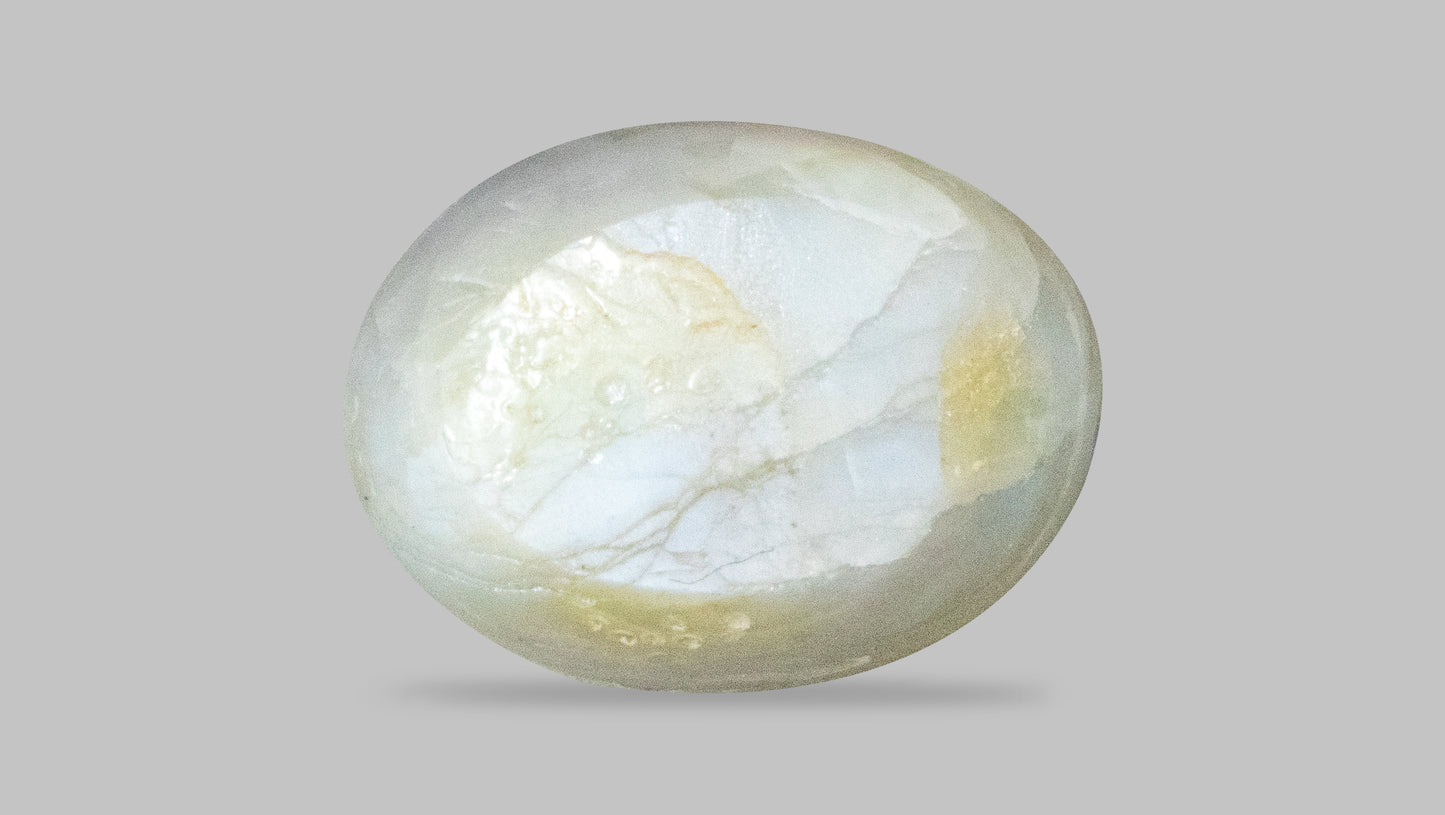 NATURAL CAT'S EYE (Lehsuniya) 6.93 CARATS - Media 2