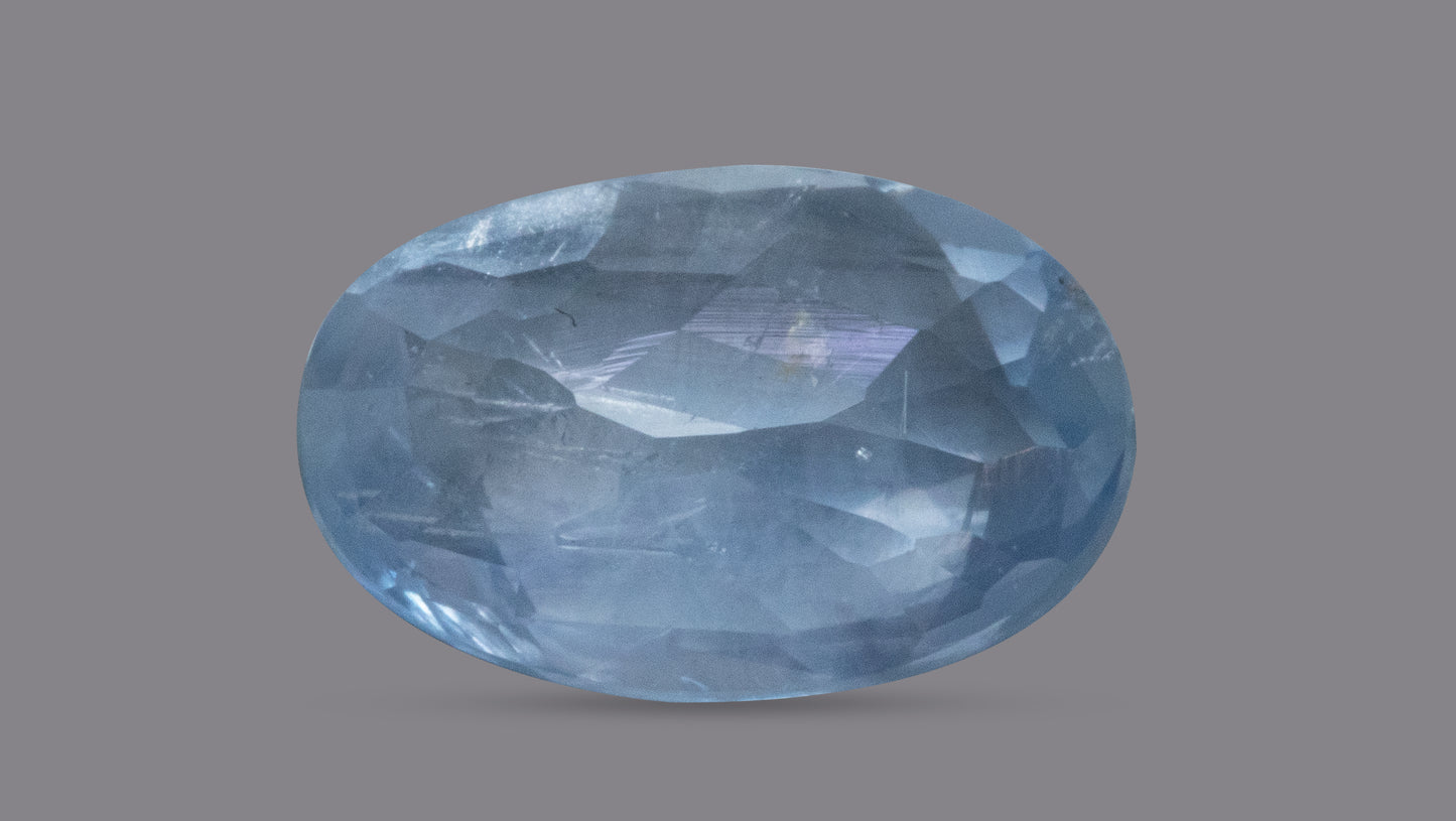 Natural Blue Sapphire (Neelam) 3.09 Carats - Media 2