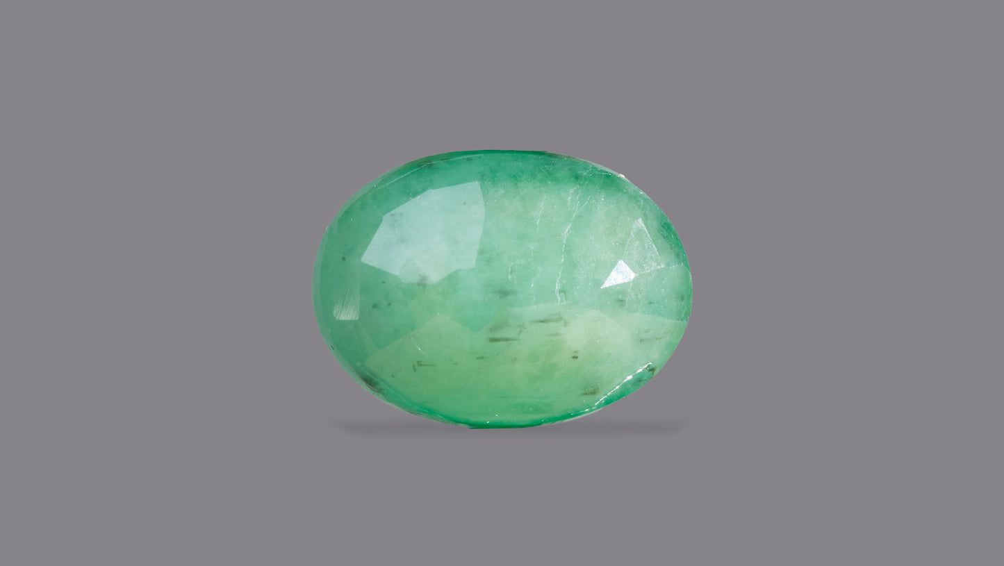 Natural Zambian Emerald (Panna) 5.03 Carats - Media 2