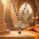 Divya Karungali Rudraksha Trishul Mala