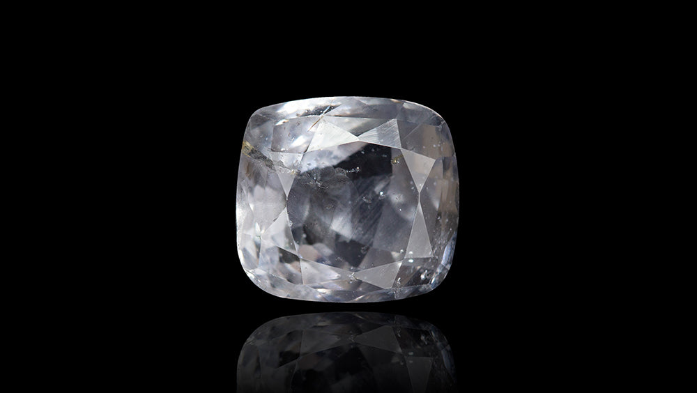 WHITE SAPPHIRE (SRI-LANKA/CEYLONE) - PREMIUM PLUS - White Sapphire (Safed Pukhraj)
