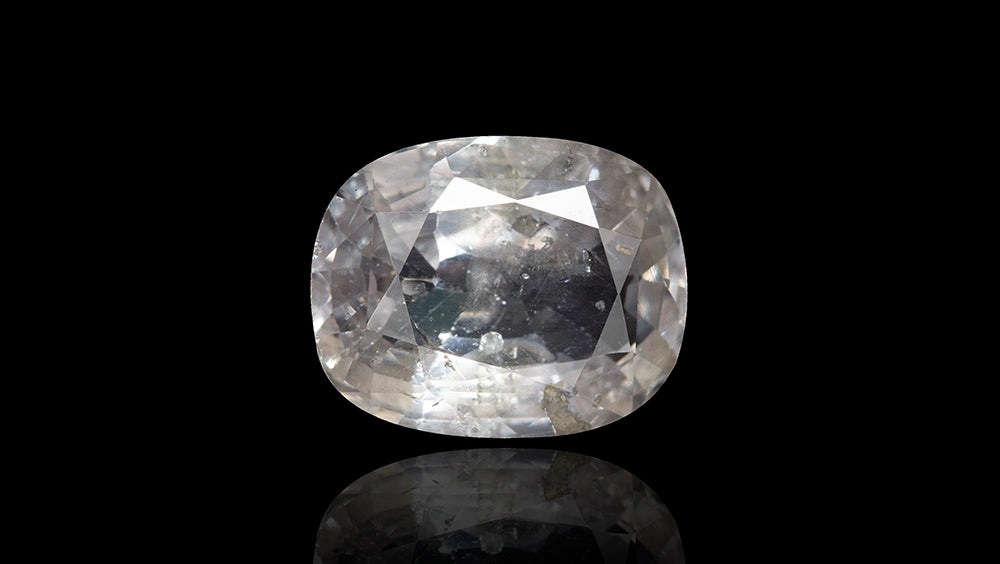 WHITE SAPPHIRE (SRI-LANKA/CEYLONE) - PREMIUM - White Sapphire (Safed Pukhraj)