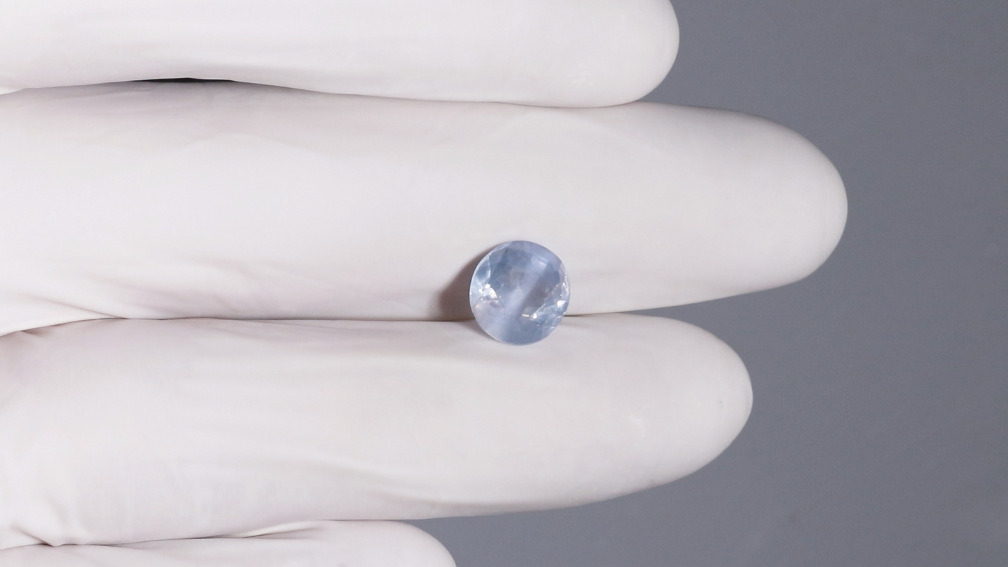 
                    
                      Natural Blue Sapphire (Neelam) 4.49 Carats - Media 4
                    
                  