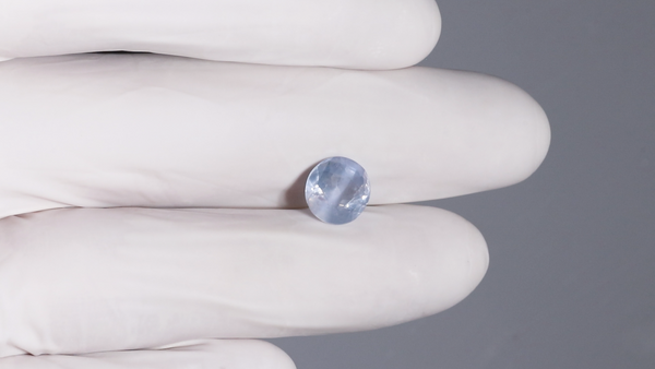 Natural Blue Sapphire (Neelam) 4.49 Carats - Media 4