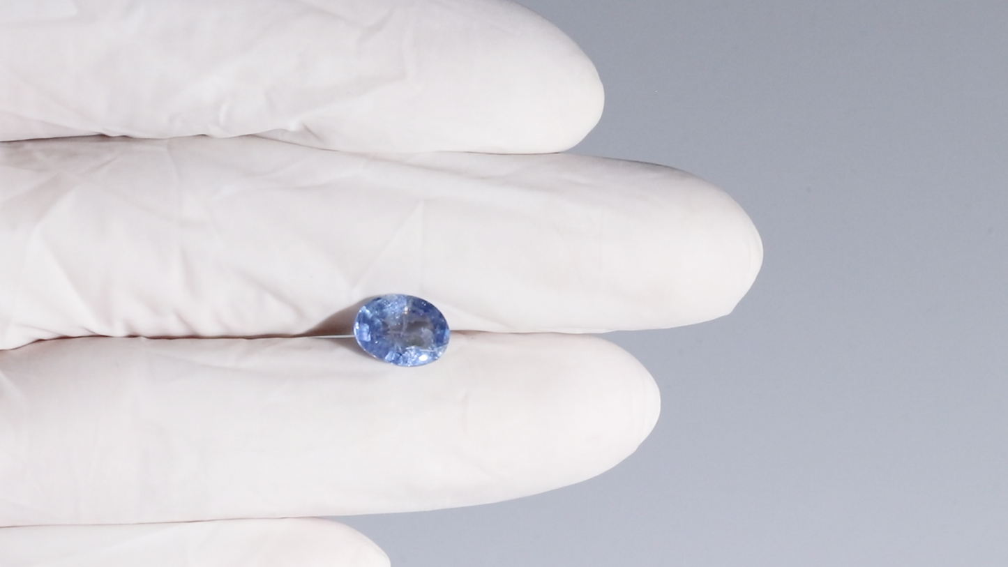 
                    
                      Natural Blue Sapphire (Neelam) 3.16 Carats - Media 4
                    
                  