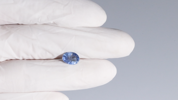 Natural Blue Sapphire (Neelam) 3.16 Carats - Media 4