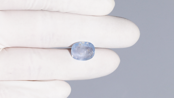 Natural Blue Sapphire (Neelam) 5.61 Carats - Media 4