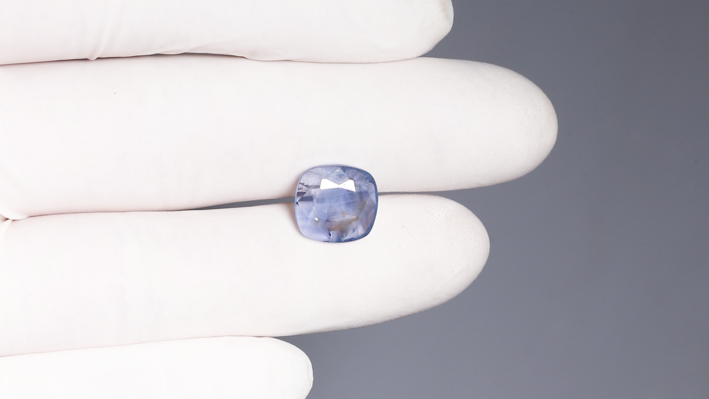
                    
                      Natural Blue Sapphire (Neelam) 4.12 Carats - Media 4
                    
                  