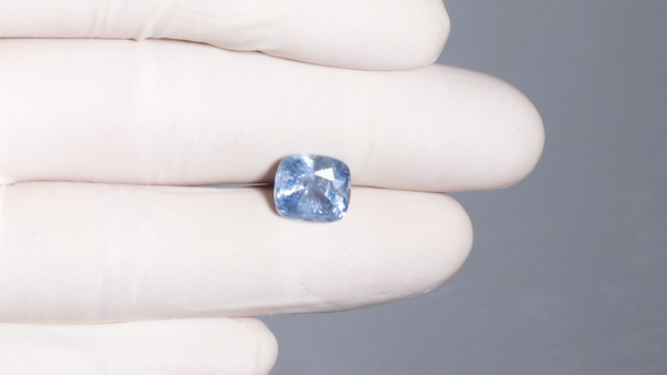 Natural Blue Sapphire (Neelam) 5.71 Carats - Media 4