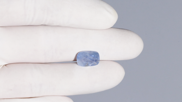 Natural Blue Sapphire (Neelam) 5.91 Carats - Media 4