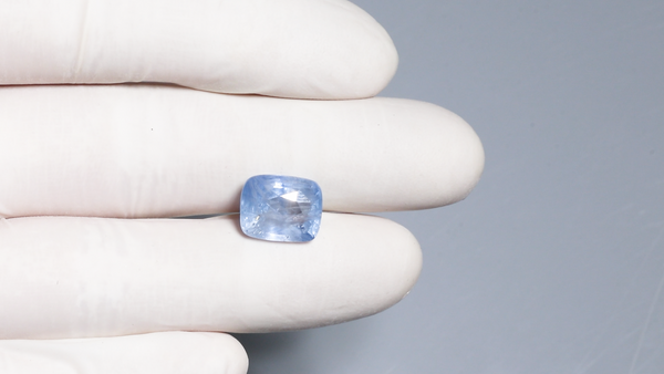Natural Blue Sapphire (Neelam) 8.71 Carats - Media 4