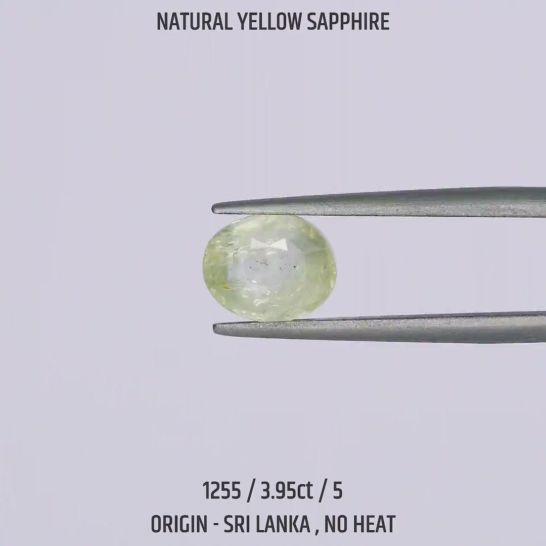 Yellow Sapphire - 1255-3.95Ct-5