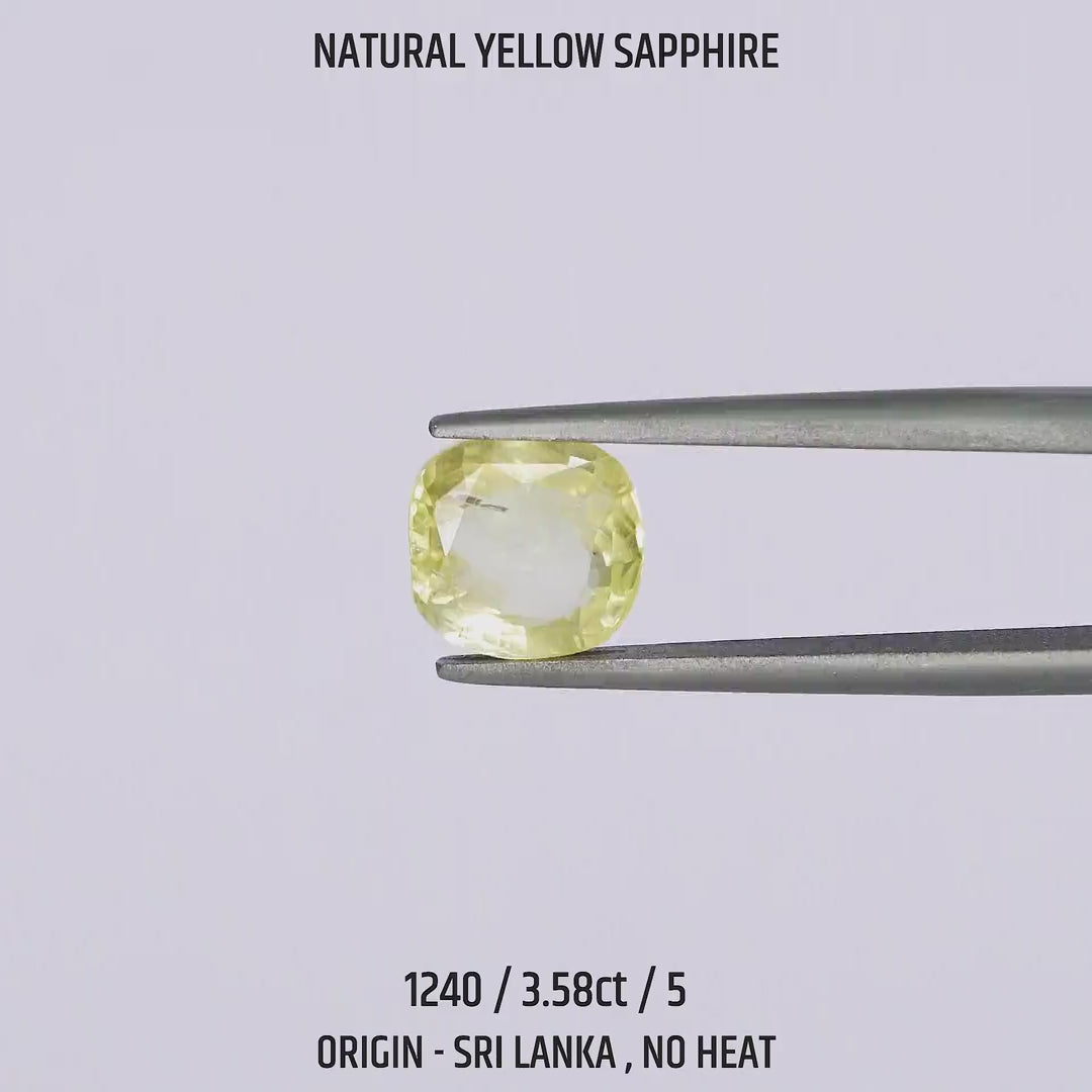 Yellow Sapphire - 1240-3.58Ct-5