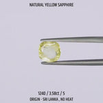 
                    
                      Load and play video in Gallery viewer, Yellow Sapphire - 1240-3.58Ct-5
                    
                  