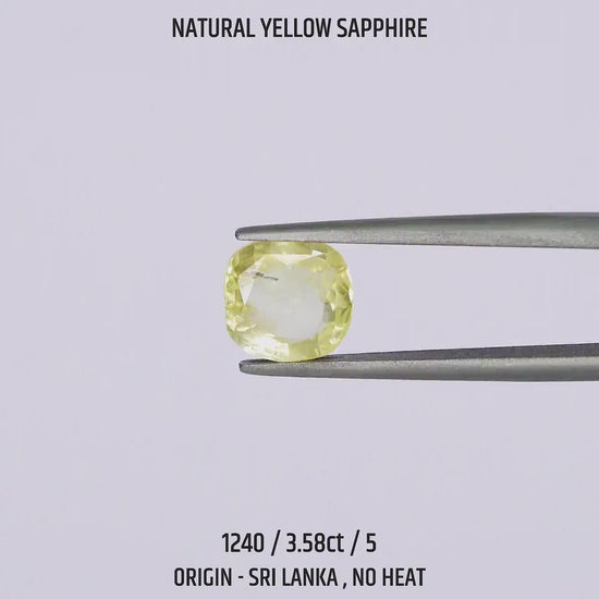 Yellow Sapphire - 1240-3.58Ct-5