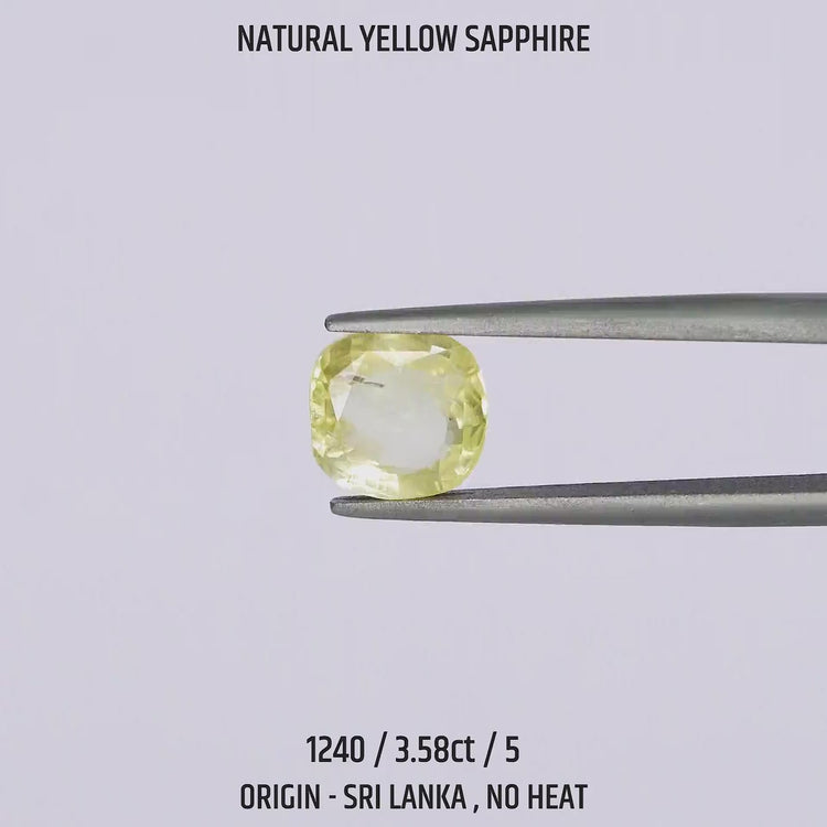 Yellow Sapphire - 1240-3.58Ct-5