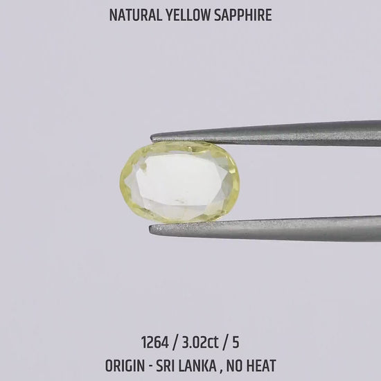 Yellow Sapphire - 1264-3.02Ct-5