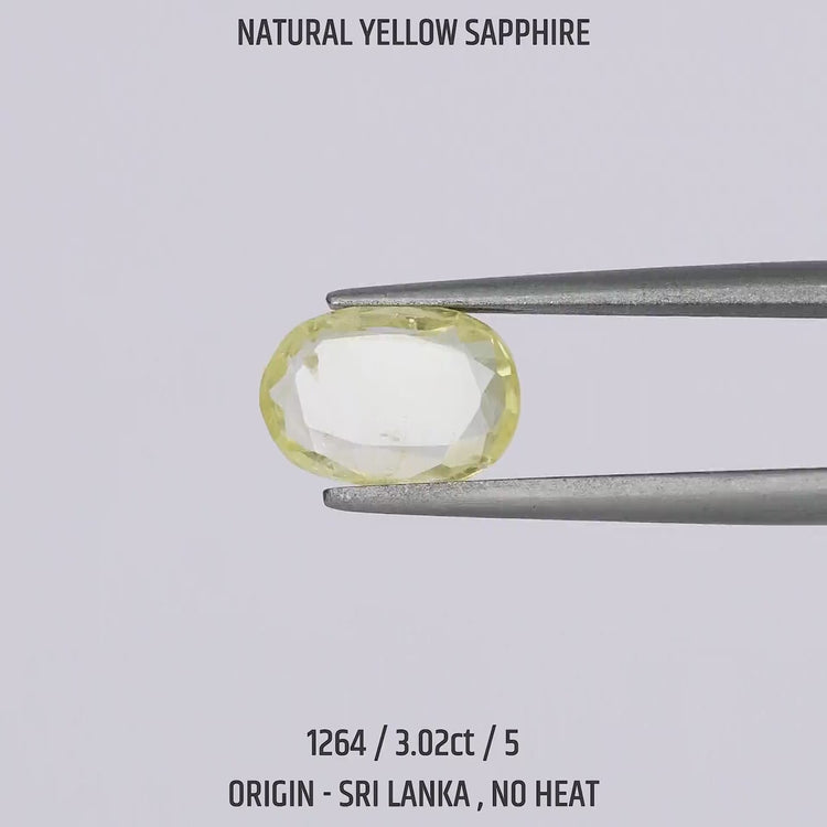 Yellow Sapphire - 1264-3.02Ct-5