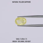 
                    
                      Load and play video in Gallery viewer, Yellow Sapphire - 1242-3.35Ct-5
                    
                  