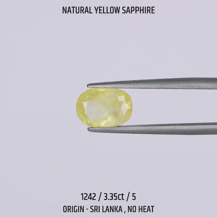 Yellow Sapphire - 1242-3.35Ct-5