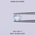 
                    
                      Load and play video in Gallery viewer, Blue Sapphire - 1226-3.15Ct-5
                    
                  
