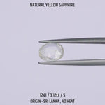
                    
                      Load and play video in Gallery viewer, Yellow Sapphire - 1241-3.12Ct-5
                    
                  