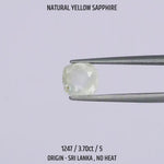 
                    
                      Load and play video in Gallery viewer, Yellow Sapphire - 1247-3.70Ct-5
                    
                  