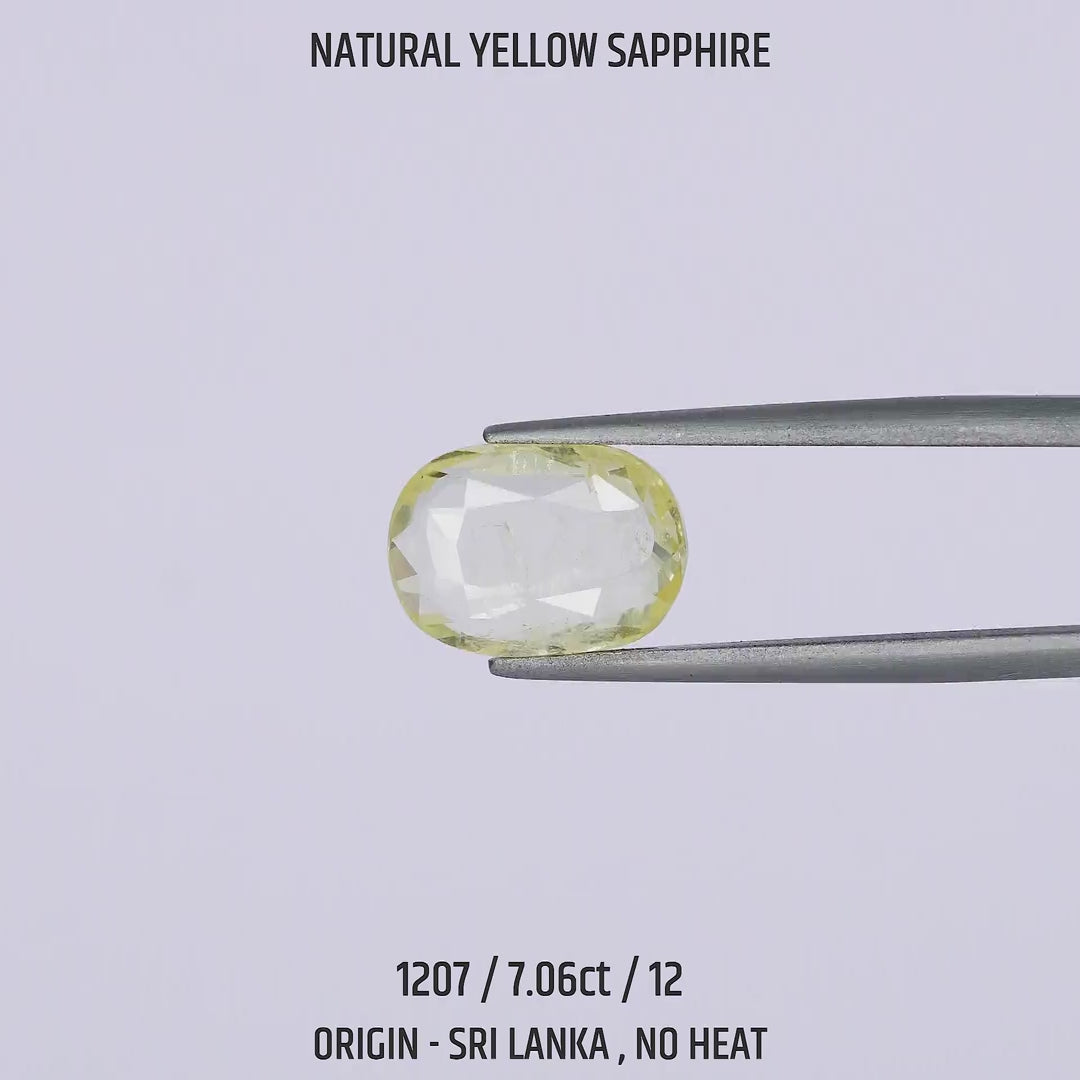 Yellow Sapphire - 1207-7.06Ct-12