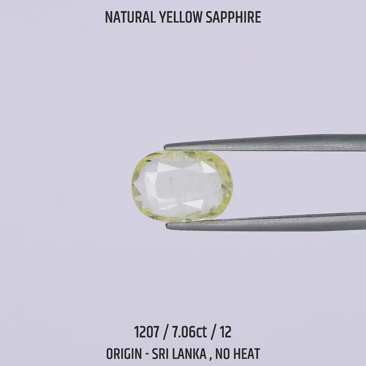 Yellow Sapphire - 1207-7.06Ct-12