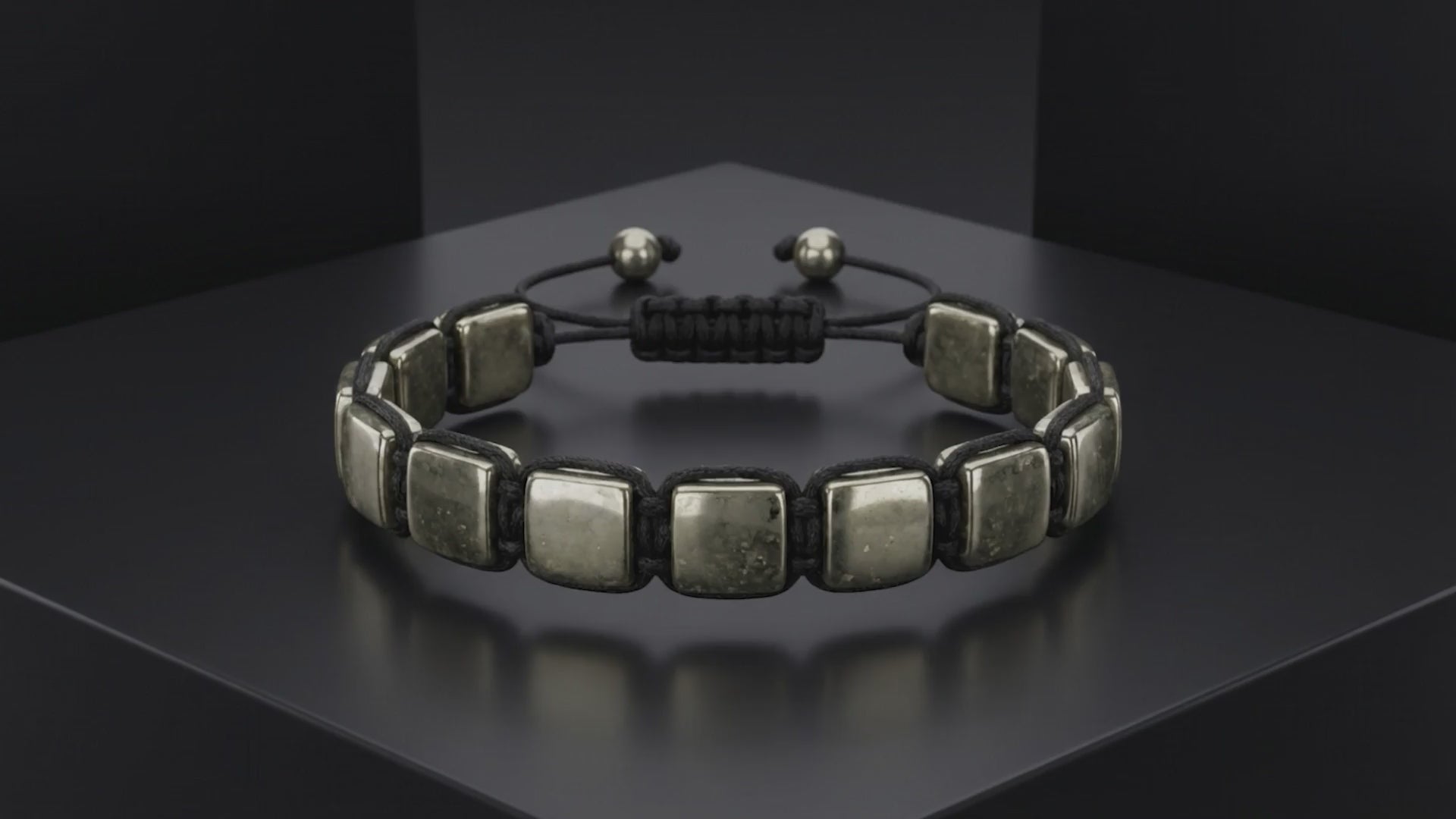 pyrite bracelet square Video