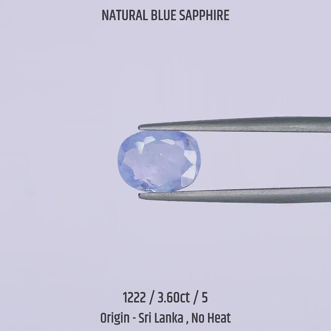 Blue Sapphire - 1222-3.60Ct-5