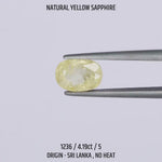 
                    
                      Load and play video in Gallery viewer, Yellow Sapphire - 1236-4.19Ct-5
                    
                  