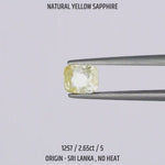 
                    
                      Load and play video in Gallery viewer, Yellow Sapphire - 1257-2.65Ct-5
                    
                  