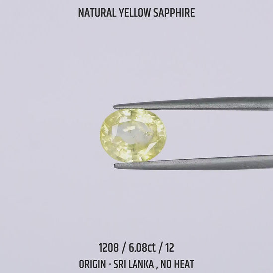 Yellow Sapphire - 1208-6.08Ct-12