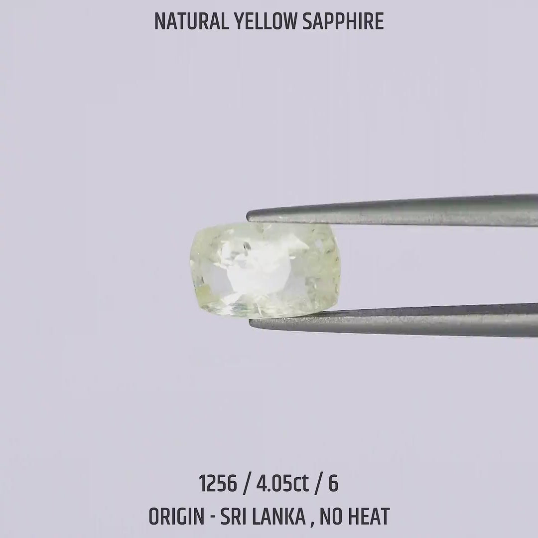 Yellow Sapphire - 1256-4.05Ct-6